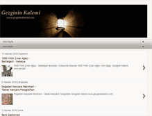 Tablet Screenshot of gezgininkalemi.com